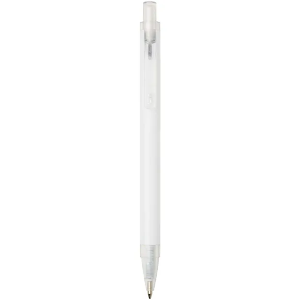 Spectrum Kemijska olovka od recikliranog aluminija, plava tinta Bijela