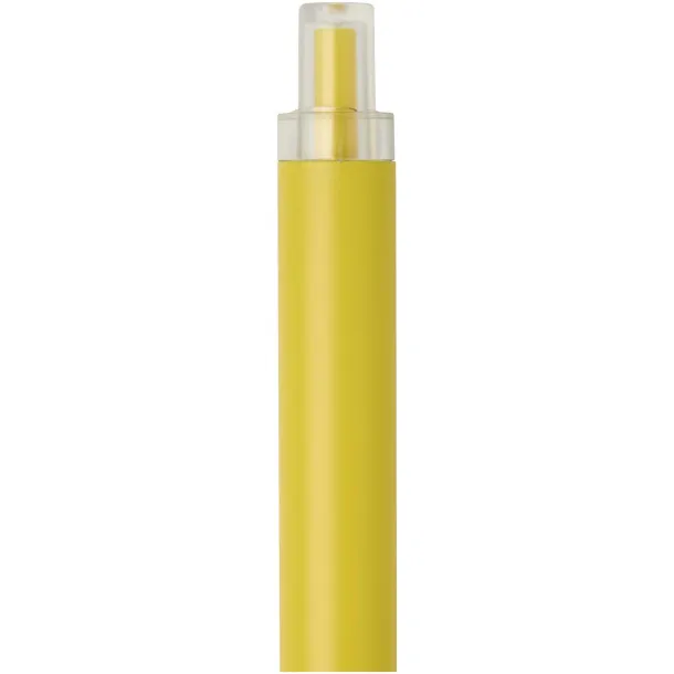 Spectrum recycled aluminium ballpoint pen (blue ink) Yellow