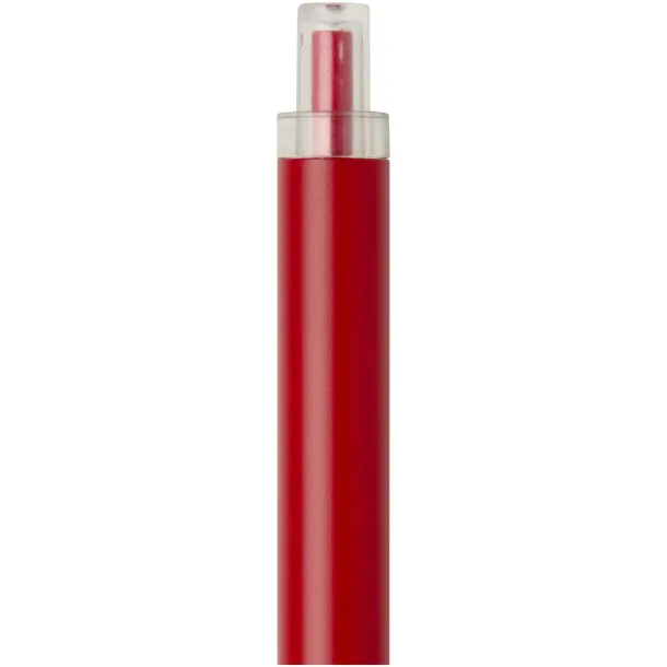 Spectrum recycled aluminium ballpoint pen (blue ink) Red