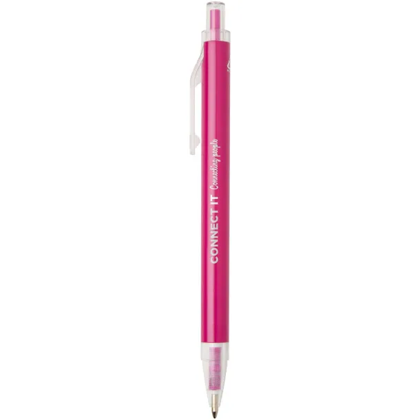 Spectrum Kemijska olovka od recikliranog aluminija, plava tinta Pink