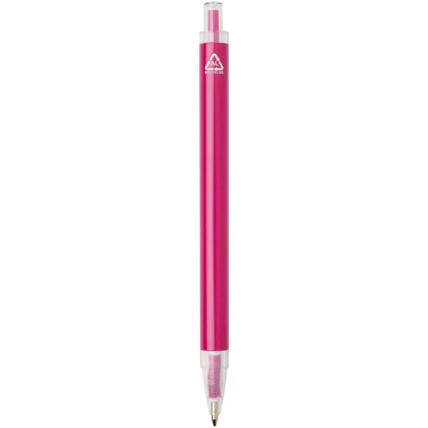 Spectrum recycled aluminium ballpoint pen (blue ink) Pink