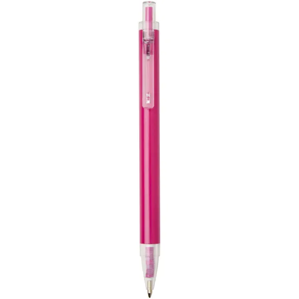 Spectrum recycled aluminium ballpoint pen (blue ink) Pink
