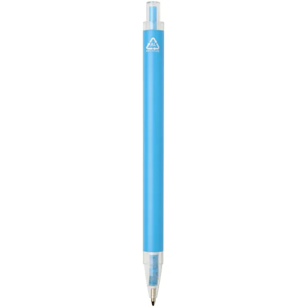 Spectrum recycled aluminium ballpoint pen (blue ink) Light blue