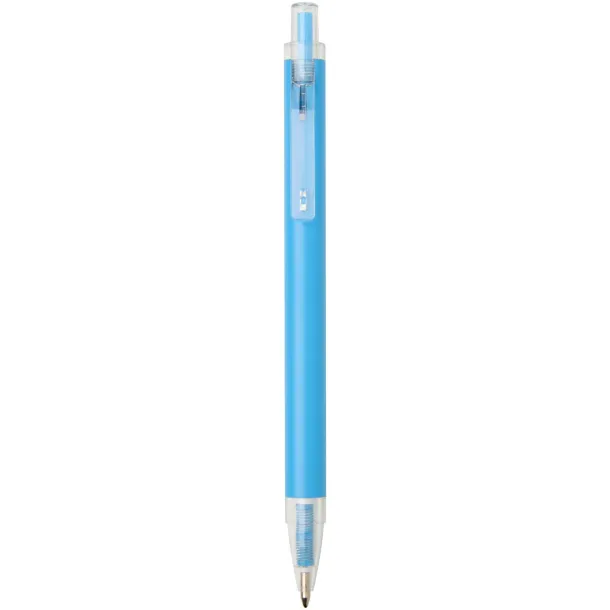 Spectrum recycled aluminium ballpoint pen (blue ink) Light blue