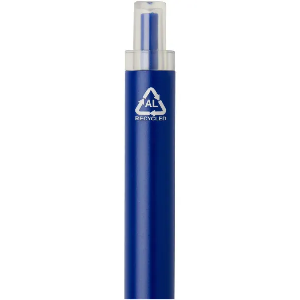 Spectrum recycled aluminium ballpoint pen (blue ink) Royal blue