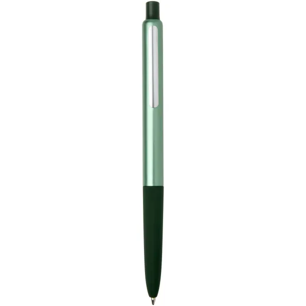 Soffit recycled aluminium click anodized ballpoint pen (blue ink) Heather green
