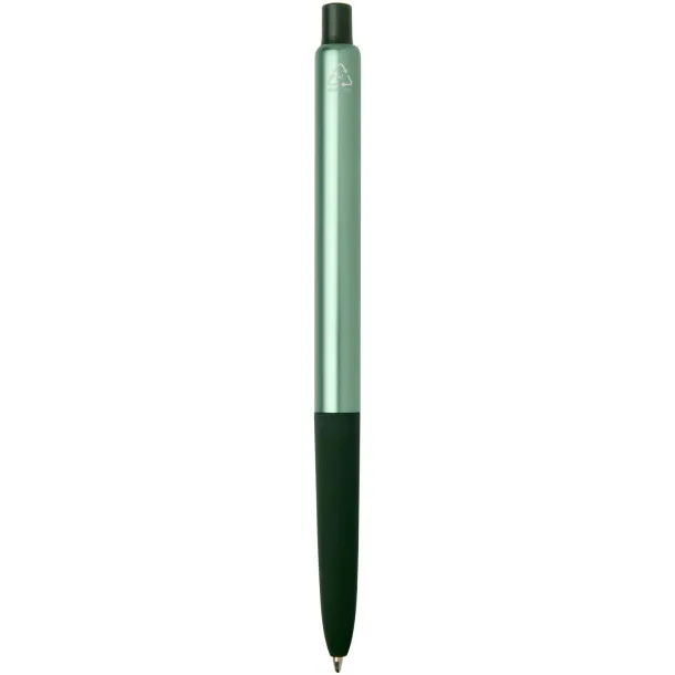 Soffit recycled aluminium click anodized ballpoint pen (blue ink) Heather green