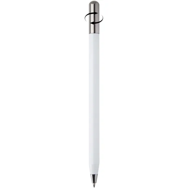 SMART recycled aluminium twist ballpoint pen (black ink) White