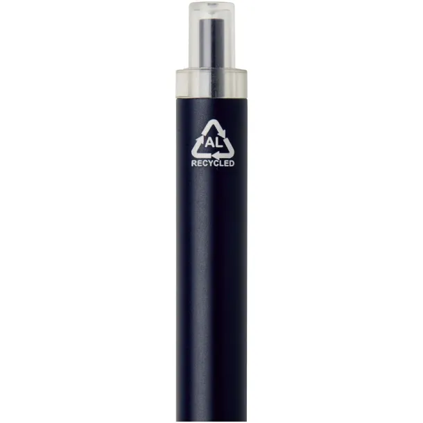 Spectrum recycled aluminium ballpoint pen (blue ink) Navy Blue