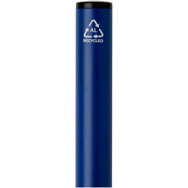 Verton recycled aluminium twist ballpoint pen with sleeve (blue ink) Ocean Blue