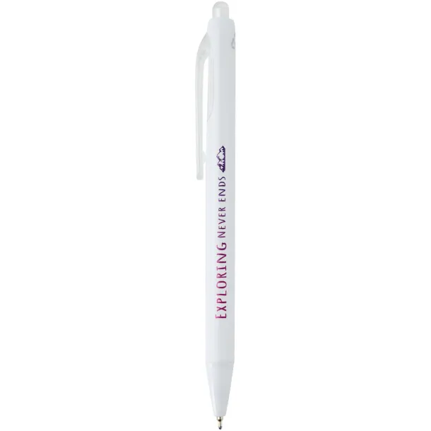 Glen RCS recycled bi-injected ballpoint pen (blue ink) White