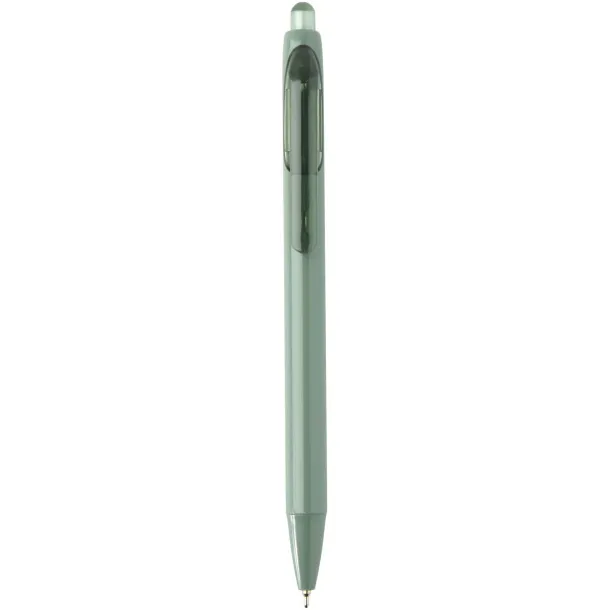 Glen RCS recycled bi-injected ballpoint pen (blue ink) Heather green