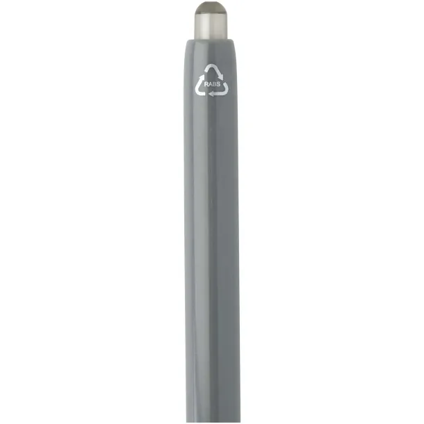 Glen RCS recycled bi-injected ballpoint pen (blue ink) Grey