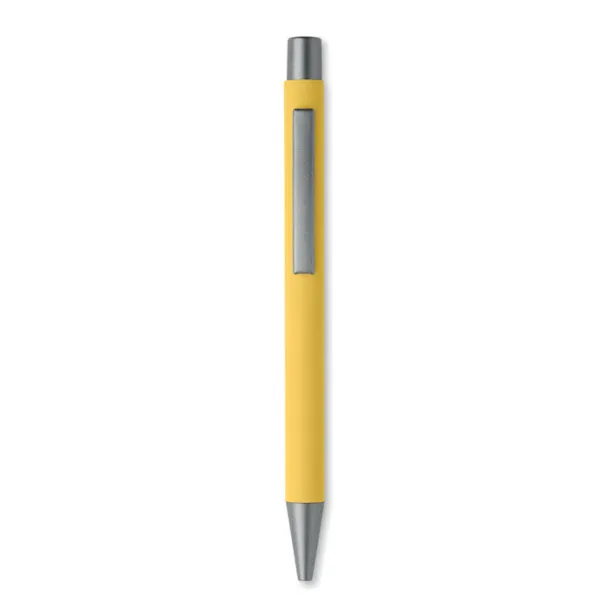 NALI Recycled aluminium ball pen Yellow