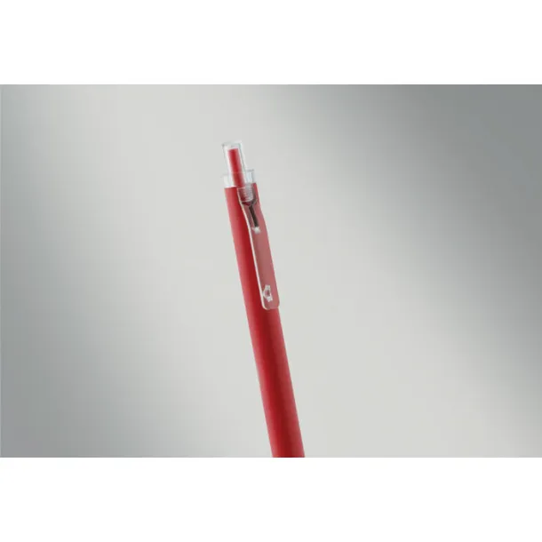 NOSTA Recycled aluminium ball pen Red