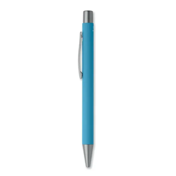 NALI Recycled aluminium ball pen Turquoise