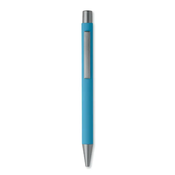 NALI Recycled aluminium ball pen Turquoise
