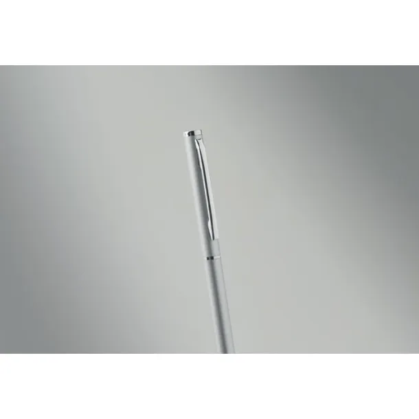 NIMES Kemijska olovka od recikliranog aluminija Mat srebrna