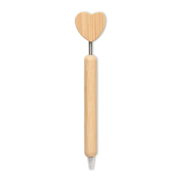 CORAPEN Bamboo heart ball pen Wood