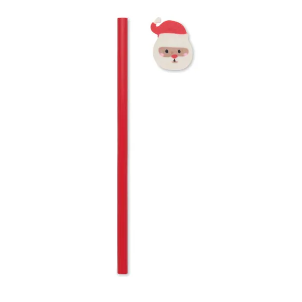 CLAUS Christmas pencil with eraser Red