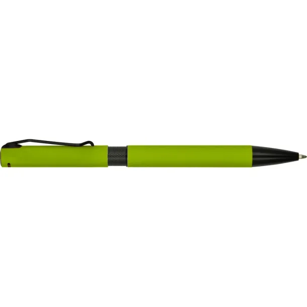Amara Ball pen with cord clip light green