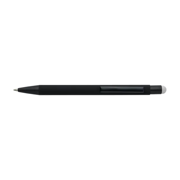 Recycled aluminium rubberized ballpen Formentera Bijela