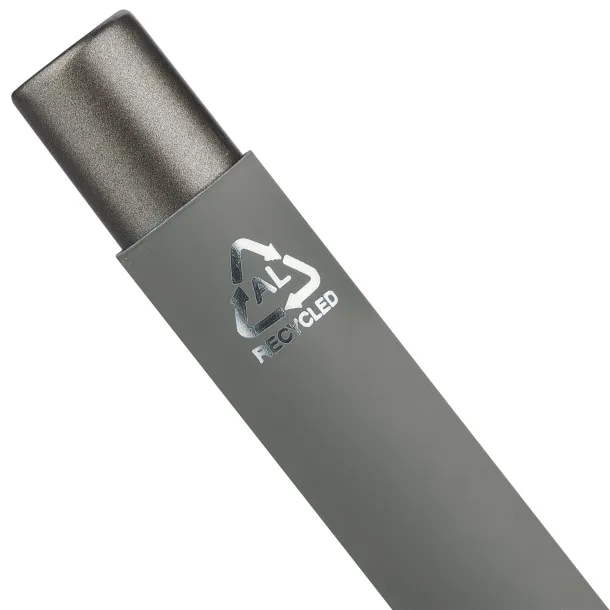  Recycled aluminium ballpen Emmett grey