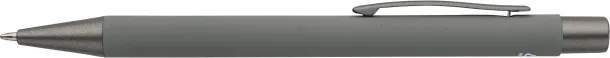  Recycled aluminium ballpen Emmett grey