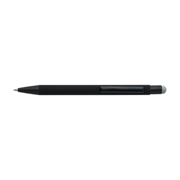 Recycled aluminium rubberized ballpen Formentera Vino