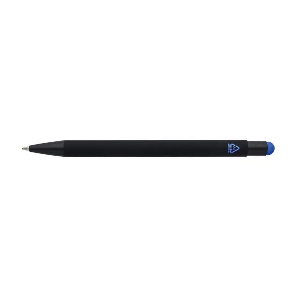  Recycled aluminium rubberized ballpen Formentera