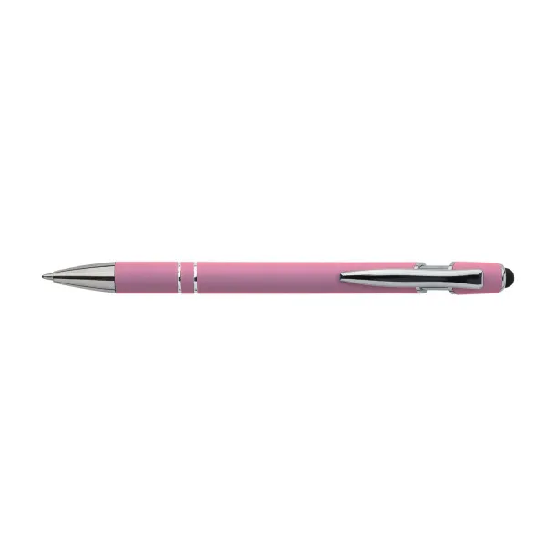  Recycled aluminium ballpen Primo pink