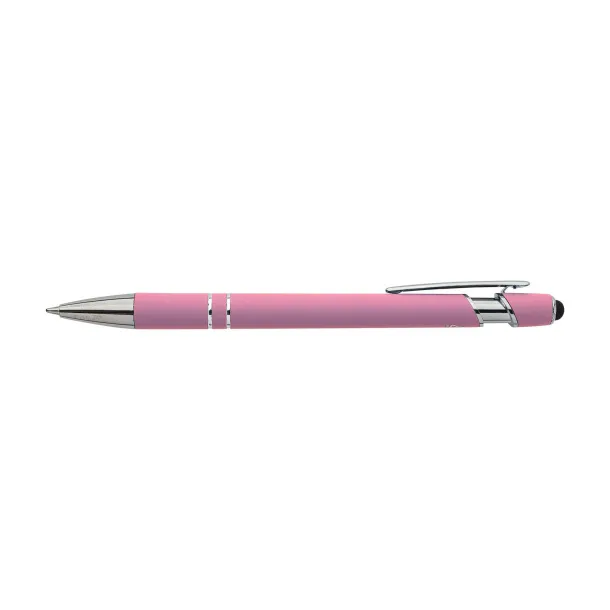  Recycled aluminium ballpen Primo pink