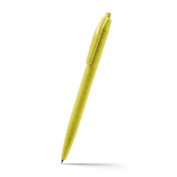 Joan Wheat straw ball pen Žuta