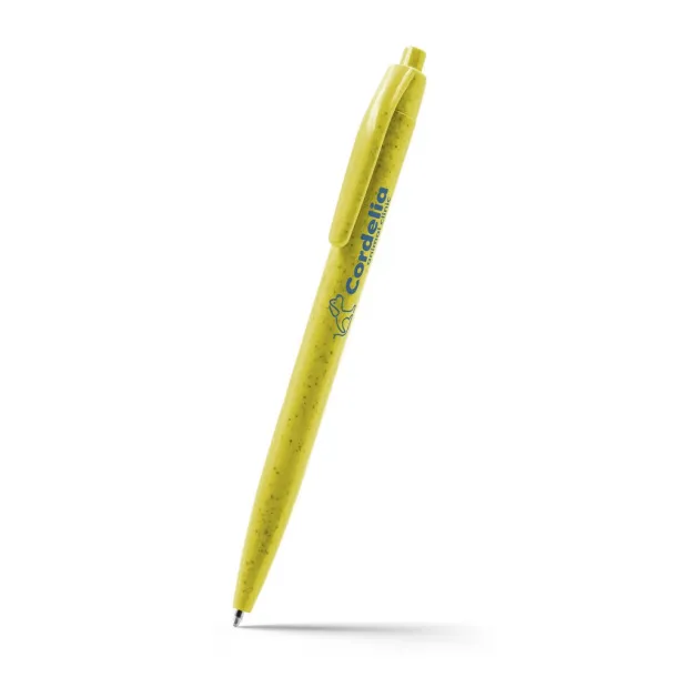 Joan Wheat straw ball pen Žuta