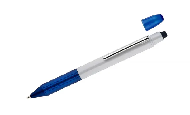 FLUO Ballpoint pen with highlighter FLUO Nebaski plava