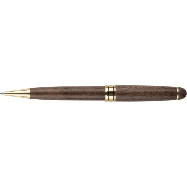  Writing set, ball pen and roller ball pen brown