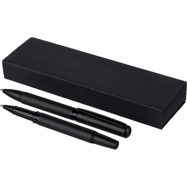  Writing set, ball pen and roller ball Crna