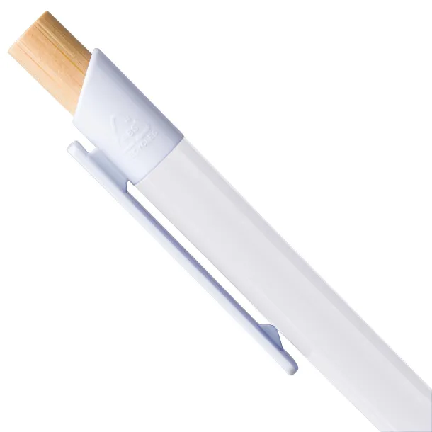  Recycled ABS ballpen Zian Bijela