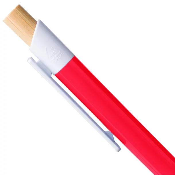  Recycled ABS ballpen Zian Crvena