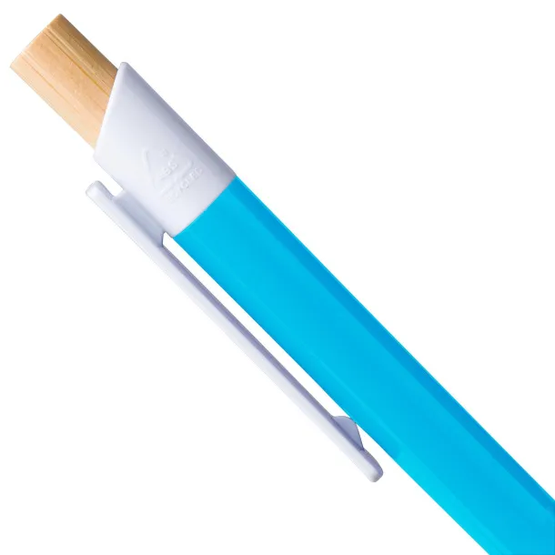  Recycled ABS ballpen Zian light blue