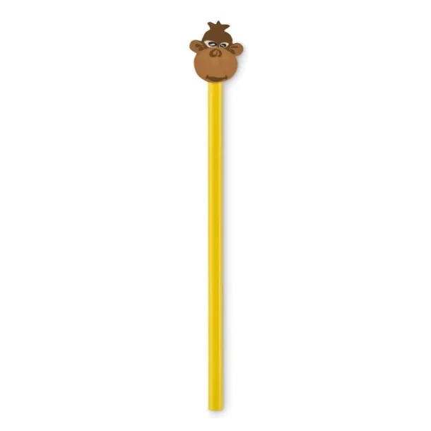 CIRCO Wooden pencil in animal shape Yellow
