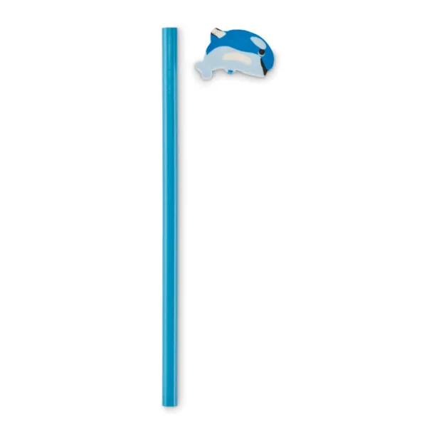 CIRCO Wooden pencil in animal shape Turquoise