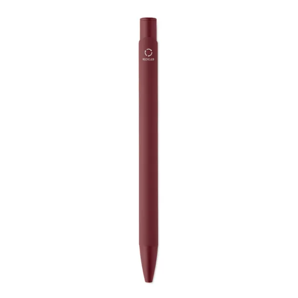 ESCRI Recycled aluminium ball pen Burgundy