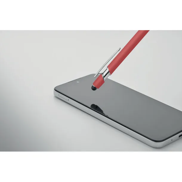 SIPARO Recycled aluminium stylus pen Red
