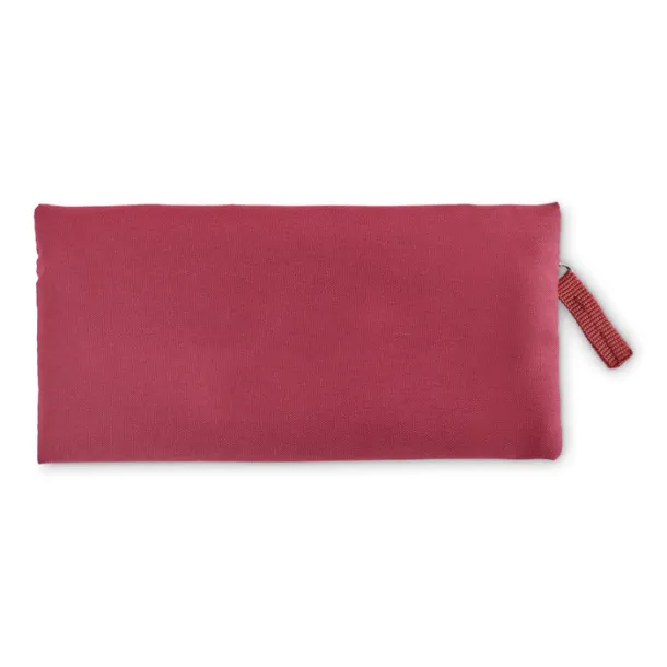 STUDY Zippered pencil case Burgundy