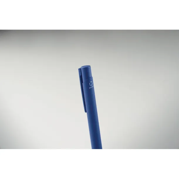 ESCRI Recycled aluminium ball pen Royal blue