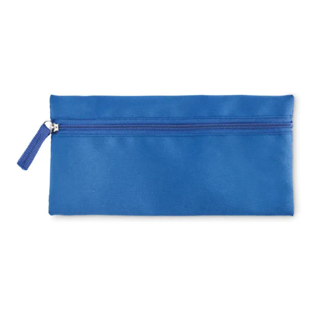 STUDY Zippered pencil case Royal blue