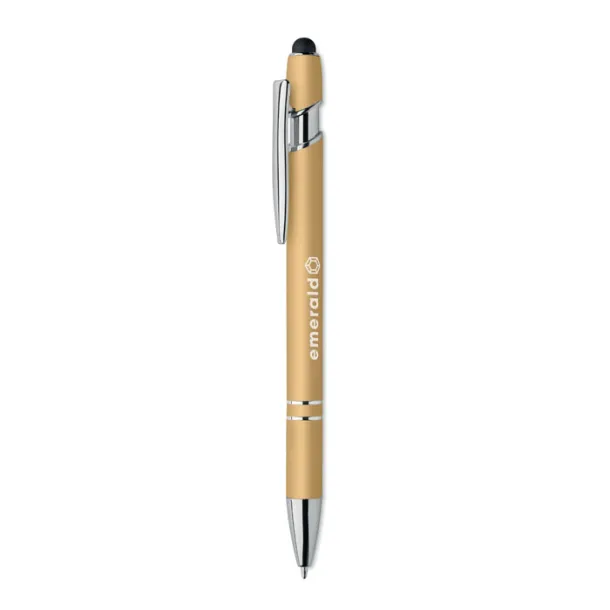 SIPARO Stylus olovka od recikliranog aluminija Zlatna