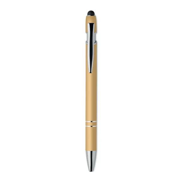 SIPARO Stylus olovka od recikliranog aluminija Zlatna