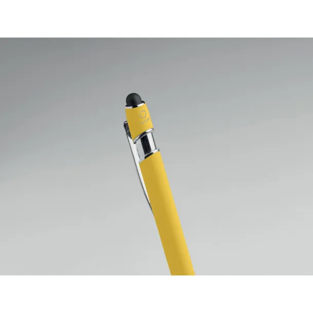 SIPARO Recycled aluminium stylus pen Yellow